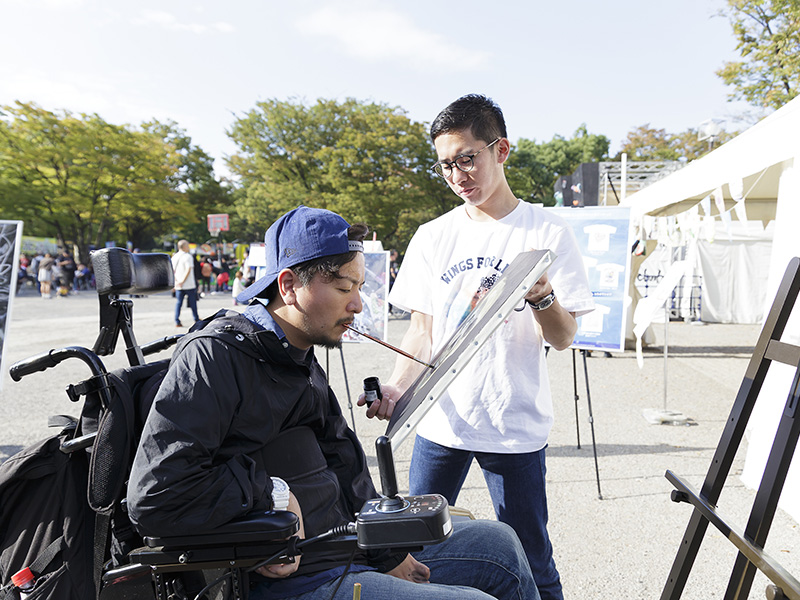 デモンストレーション&作品展示1