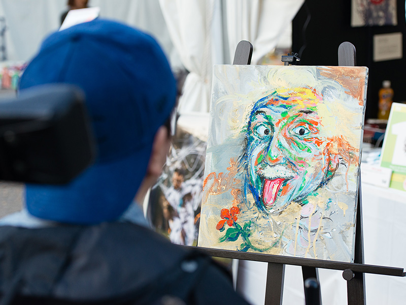 デモンストレーション&作品展示2