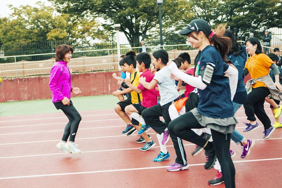 高橋尚子の陸上教室3